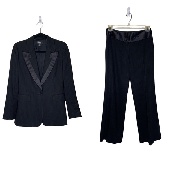 Laundry by Shelli Segal Wool Blend Pant Suit - Picture 1 of 9